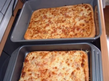 Flammkuchen mit Sahne-Quark - Rezept