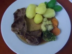 T-Bone-Lammkotelett mit Thymian gespritzt - Rezept - Bild Nr. 3