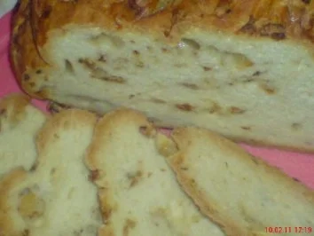 Apfel - Zwiebelbrot gebacken im Bratenschlauch - Rezept