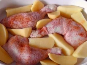 Rezept: Hähnchen-Kartoffel-Pfanne aus dem Ofen Bild Nr. 5 Hähnchen-Kartoffel-Pfanne aus dem Ofen - Rezept - Bild Nr. 5