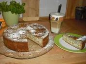 Mohn-Käsekuchen mit Apfelfülle - Rezept
