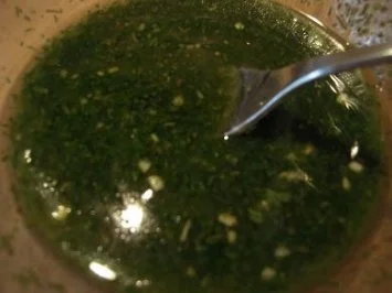 Bratkartoffeln mit Sülze und bunter Salatschüssel - Rezept - Bild Nr. 3