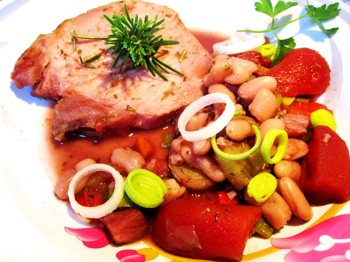 Weiße Bohnen mit Kasseler ... - Rezept - Bild Nr. 3829