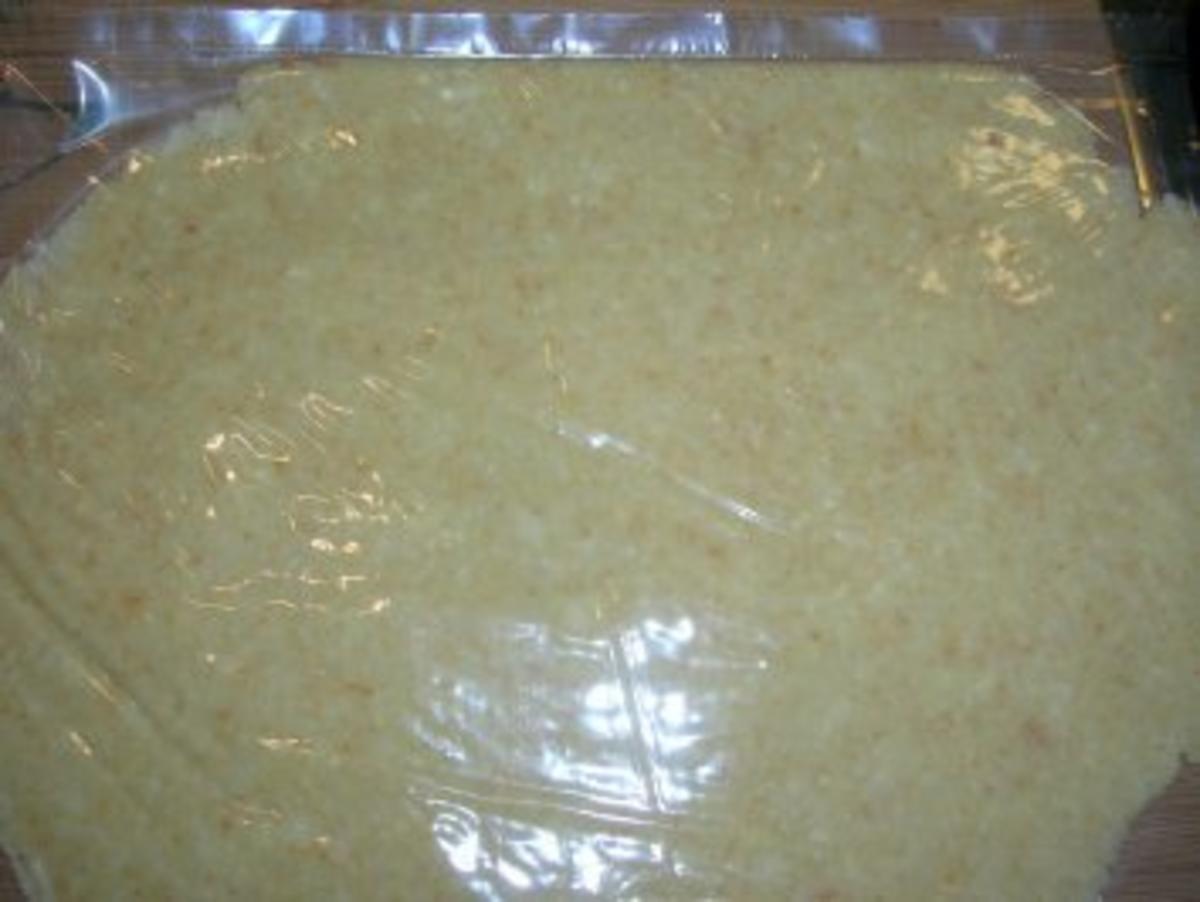 Seeteufelfilet unter der Macadamiakruste mit Orangen-Safran-Perlgraupenrisotto - Rezept - Bild Nr. 7