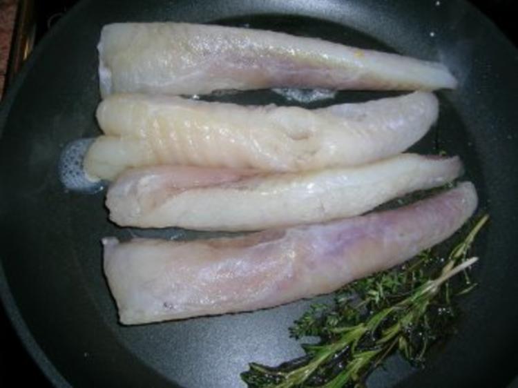 Seeteufelfilet unter der Macadamiakruste mit Orangen Safran ...