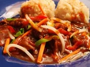 Buntes Durcheinander - asiatische Art und scharf - Rezept