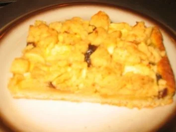 Rezept: Backwaren: Apfel - Mandelstreuselkuchen Backwaren: Apfel - Mandelstreuselkuchen - Rezept