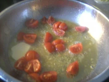 ( Fisch )  Fischpfanne mit einer Gemüse Sahne-Soße - Rezept - Bild Nr. 5