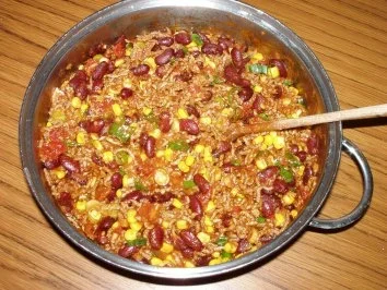 Tortilla gefüllt mit Chilli con Carne - Rezept - Bild Nr. 4