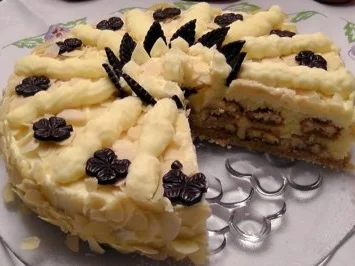 Malakofftorte   ♫♫was so alles geschieht,mit den Löffelbiskuits♫♫ - Rezept