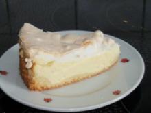 Käsetorte mit Baiserhaube - Rezept