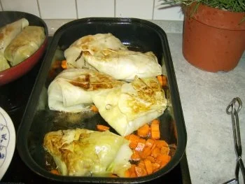 Bayrische Krautwickerl oder auch Kohlroulade - Rezept - Bild Nr. 6