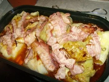 Bayrische Krautwickerl oder auch Kohlroulade - Rezept - Bild Nr. 7