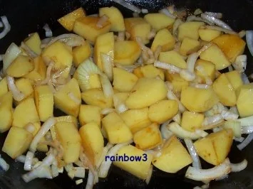 Kochen: Kartoffel-Schweinefleisch-Pfanne - Rezept - Bild Nr. 5