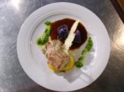 "Lasagne" vom Kalb mit gegrilltem Gemüse und Vitelotte-Kartoffeln - Rezept