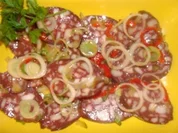 Salat : -Schwarzer Wurstsalat- - Rezept