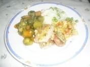 Schweinefilet in Kräuterrahm überbacken - Rezept