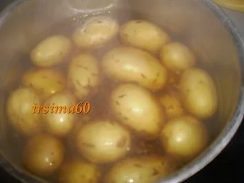 Rezept: Matjes mit Prinzessbohnen und Butterkartoffeln Bild Nr. 4 Matjes mit Prinzessbohnen und Butterkartoffeln - Rezept - Bild Nr. 4