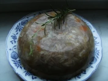 Schüsselsülze  (  Eisbeinsülze ) - Rezept