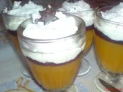 DESSERT  - Punikagelee mit Sahnehaupe - Rezept
