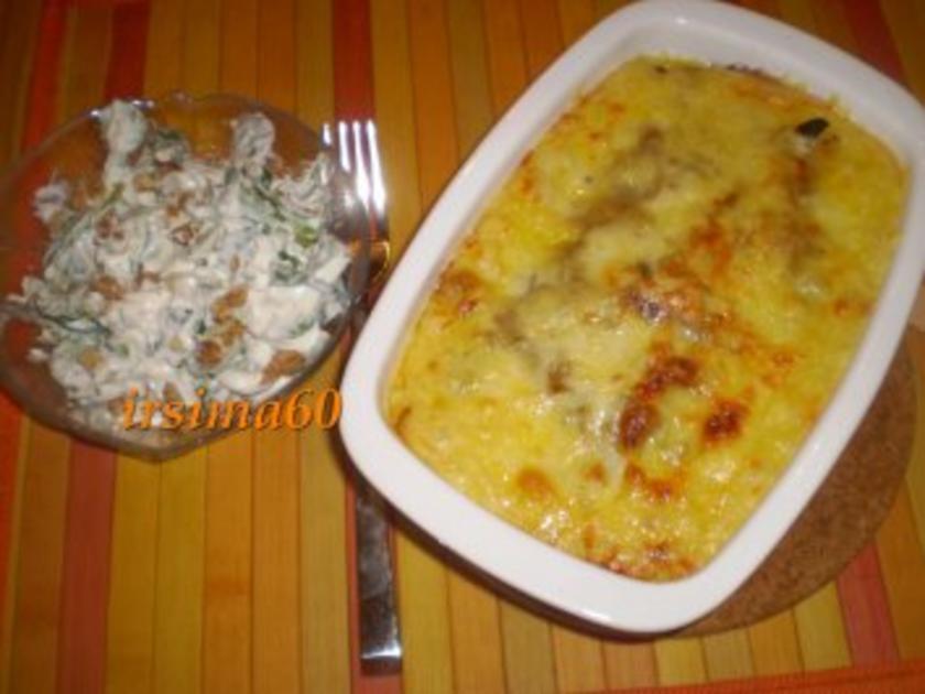 Feldsalat mit Schmanddressing und gehackten Walnüssen - einfach - 83 ...