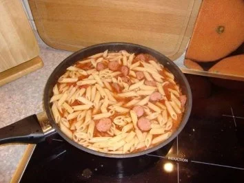 Nudel Schnitzel Pfanne - Rezept - Bild Nr. 4