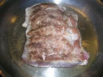 Rezept: Kalbsrücken mit Polenta-Käse-Kruste Bild Nr. 5 Kalbsrücken mit Polenta-Käse-Kruste - Rezept - Bild Nr. 5