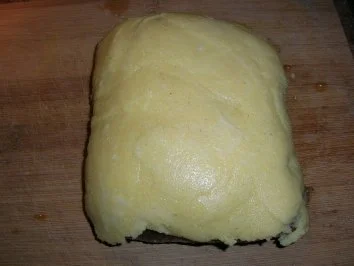 Rezept: Kalbsrücken mit Polenta-Käse-Kruste Bild Nr. 8 Kalbsrücken mit Polenta-Käse-Kruste - Rezept - Bild Nr. 8