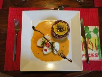 Rezept: Putenfilet mit Riso Rosso an Paprikasößchen Bild Nr. 2 Putenfilet mit Riso Rosso an Paprikasößchen - Rezept - Bild Nr. 2