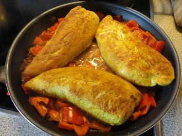 Rezept: Putenfilet mit Riso Rosso an Paprikasößchen Bild Nr. 6 Putenfilet mit Riso Rosso an Paprikasößchen - Rezept - Bild Nr. 6