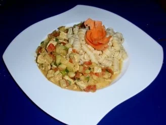 Fruchtige Hähnchen-Pfanne mit Spiralnudeln - Rezept - Bild Nr. 14