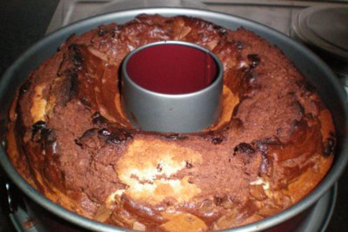 Bilder für Marmorkuchen mit gr Mehl und Backpulver - Rezept