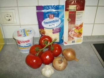 Rezept: Beilage oder Snack gefüllte Tomaten Bild Nr. 2 Beilage oder Snack gefüllte Tomaten - Rezept - Bild Nr. 2