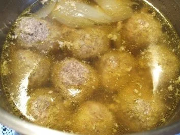 Fleischklößchen in scharfer Meerrettichsoße - Rezept - Bild Nr. 4