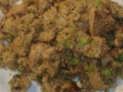 Couscous mit Hähnchenbrust und Champignons - Rezept