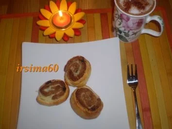 Haselnuss Schnecken - Rezept