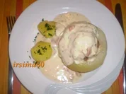 Gefüllte Kohlrabi in Käsesoße - Rezept