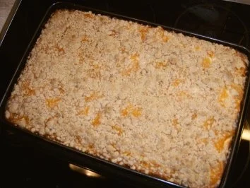 Mandarinen - Orangen - Streuselkuchen - Rezept