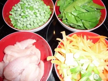 Wokgemüsepfanne mit Hühnchen - Rezept - Bild Nr. 7