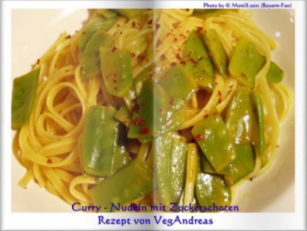 Curry-Nudeln mit Zuckerschoten - Rezept - kochbar.de