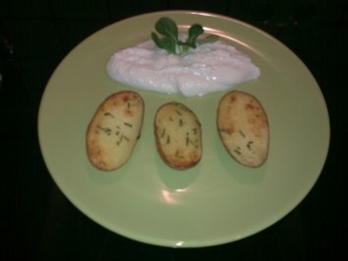 Rosmarinkartoffeln mit Parmesan-Quark-Dip - Rezept