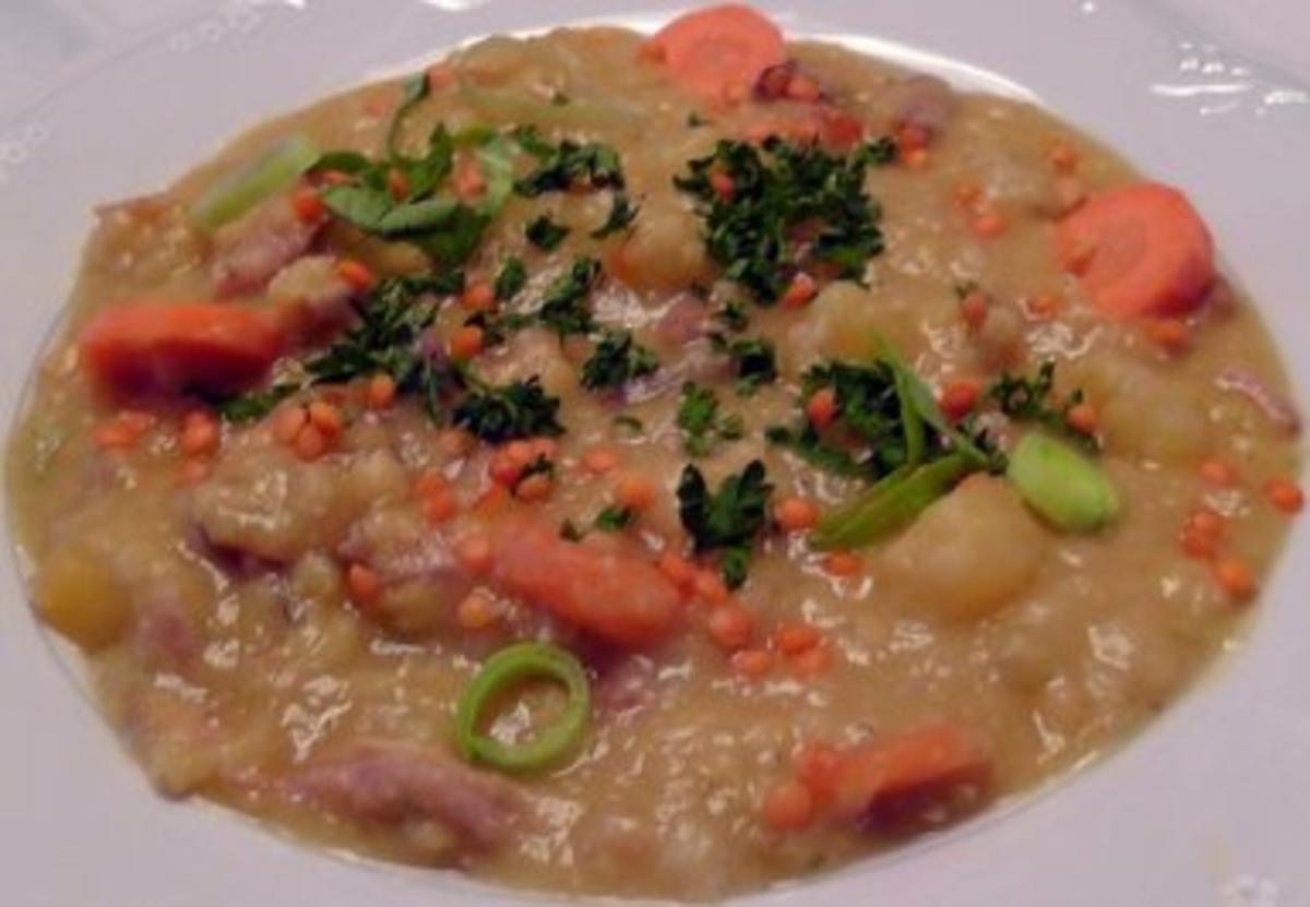 Bilder für Rote Linsensuppe mit Steckrübe - Rezept