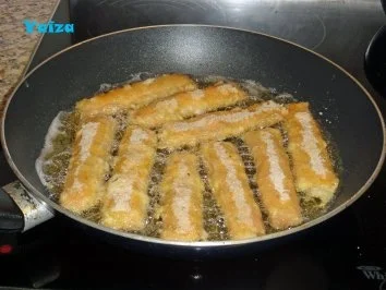 Rezept: Leberkäsröllchen gebacken Bild Nr. 5 Leberkäsröllchen gebacken - Rezept - Bild Nr. 5