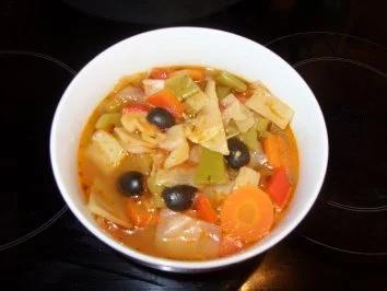 C: Kohlsuppe mediterran - Rezept
