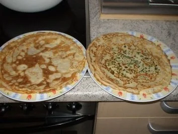 Pfannkuchen mit  Füllung - Rezept