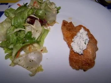 Gegrillte Putenschnitzel mit Kräuterkäse - Rezept - Bild Nr. 4