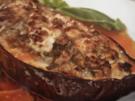 Gefüllte Auberginen mit Schafskäse und Oregano - Rezept