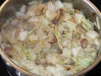 Gemüse: Chinakohl in Sahnesoße - Rezept - Bild Nr. 4