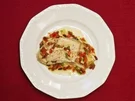 Wolfsbarschfilet an marinierten weißen Auberginen (Chris Roberts) - Rezept