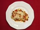 Wolfsbarschfilet an marinierten weißen Auberginen (Chris Roberts) - Rezept